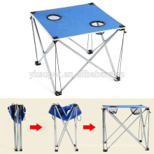 Mesa de piquenha de dobramento de material leve para camping